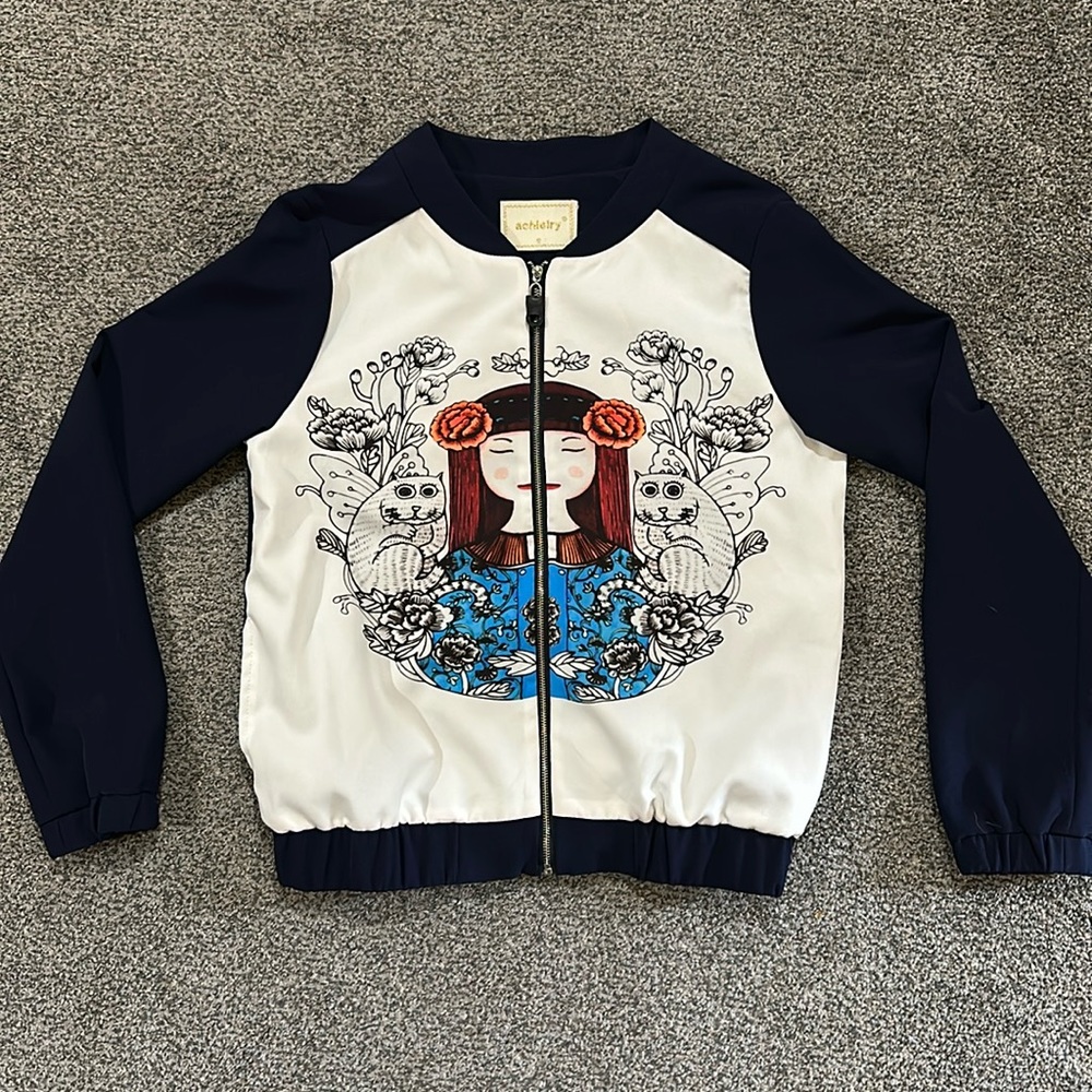 Achielry fantasy bomber style jacket
